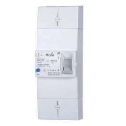 Itron - Disjoncteur de branchement différentiel instantané - 2x15/45A - 1P+N - Réf : 03612