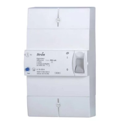 Itron - Disjoncteur de branchement différentiel sélectif - 4x10/30A - 3P+N - Réf : 03642
