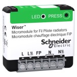 Schneider - Wiser - micromodule encastré - zigbee - pour pilotage radiateur électrique - Réf : THG_CCTFR6710