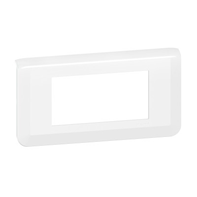 Legrand Mosaic - Plaque pour 4 modules horizontal - Réf : 078814L