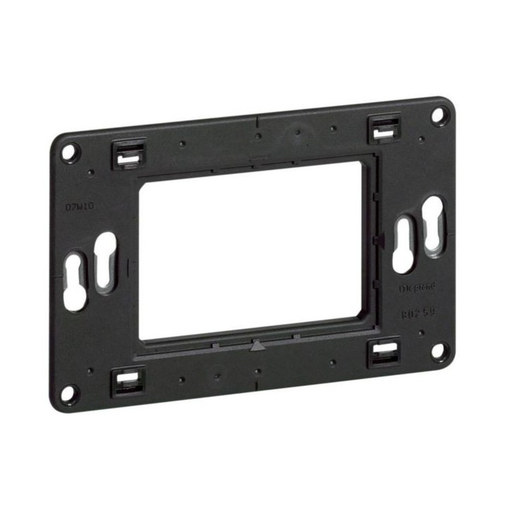Legrand - Support universel Batibox pour 3 modules ou 1,5 postes - Réf : 080259