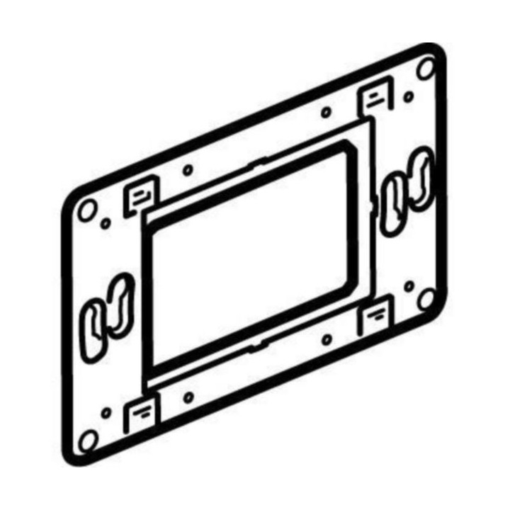 Legrand - Support universel Batibox pour 3 modules ou 1,5 postes - Réf : 080259