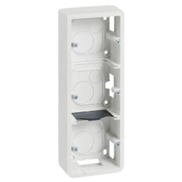 Legrand - Cadre saillie Mosaic - profondeur 40 mm - 3x2 modules vertical - Réf : 080283