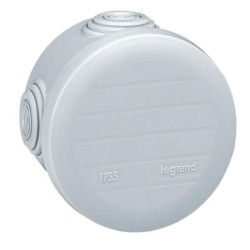 Legrand Plexo - Boîte de dérivation ronde Plexo Ø70mm hauteur 45mm - blanc RAL9010  - Réf : 092003