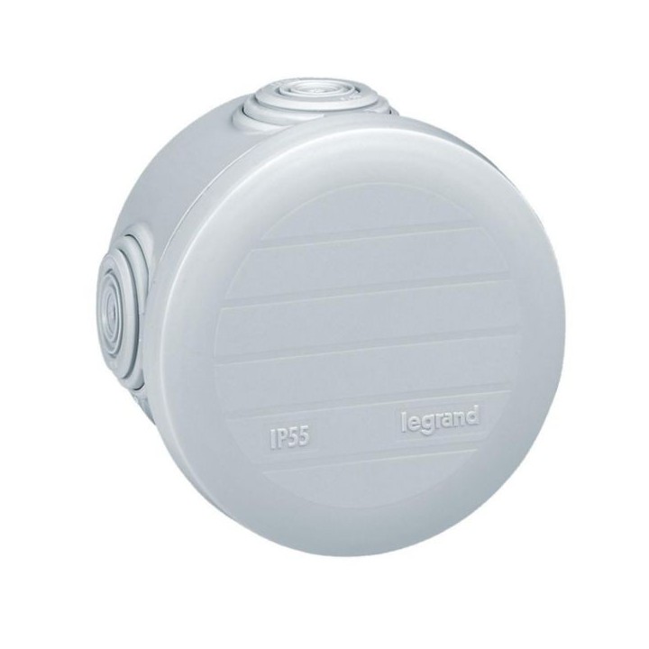 Legrand Plexo - Boîte de dérivation ronde Plexo Ø70mm hauteur 45mm - blanc RAL9010  - Réf : 092003