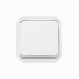 Legrand - Interrupteur ou va-et-vient témoin avec voyant étanche Plexo 10AX 250V IP55 composable blanc - Réf : 069612L