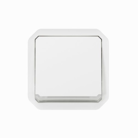 Legrand - Interrupteur ou va-et-vient témoin avec voyant étanche Plexo 10AX 250V IP55 composable blanc - Réf : 069612L