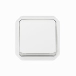 Legrand - Interrupteur ou va-et-vient témoin avec voyant étanche Plexo 10AX 250V IP55 composable blanc - Réf : 069612L