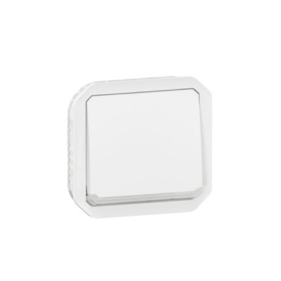 Legrand - Interrupteur ou va-et-vient témoin avec voyant étanche Plexo 10AX 250V IP55 composable blanc - Réf : 069612L