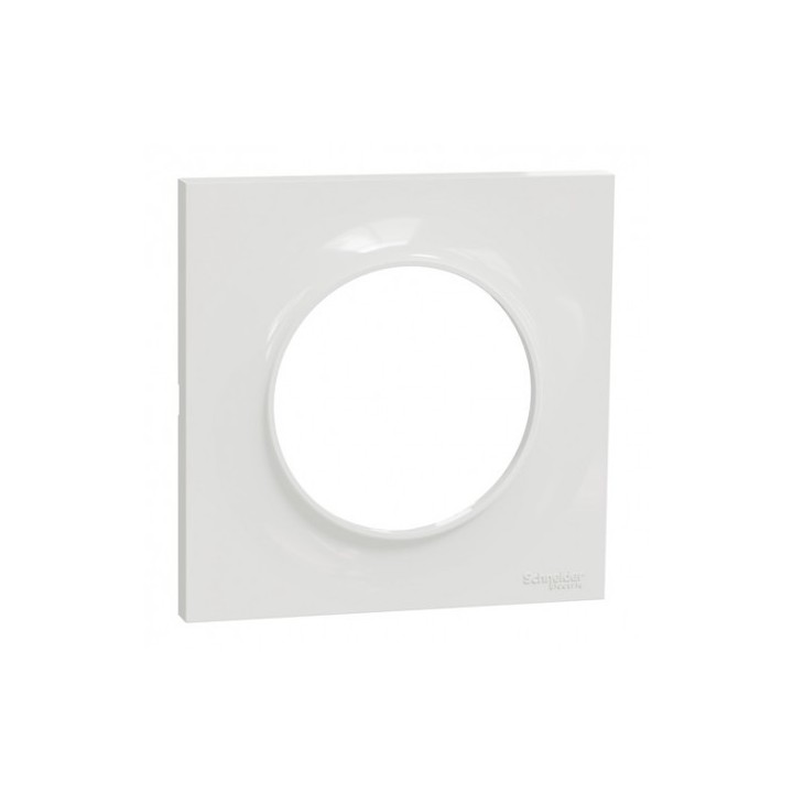 Schneider Odace - Interrupteur va et vient blanc complet - Réf : S520204-P