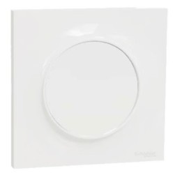Schneider Odace - Interrupteur va et vient blanc complet - Réf : S520204-P