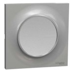 Schneider Odace - Interrupteur va et vient aluminium complet - Réf : S530204-P