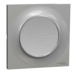 Schneider Odace - Bouton poussoir aluminium complet - Réf : S530206-P