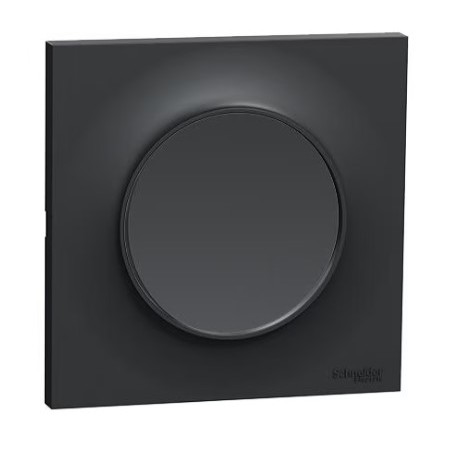 Schneider Odace - Bouton poussoir anthracite complet - Réf : S540206-P