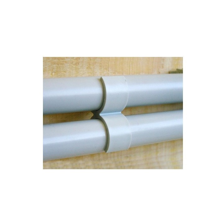 ING - Fast-ring - Attache pour fixer un tube sur un tube existant - Ø20-20 mm - Boîte de 100 - Réf : INGA312150