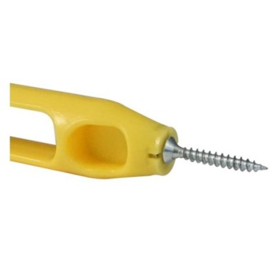 ING - Pratico - Outil aimanté pour clip bord de tôle, cheville Gold, vis... - Jaune - Réf : INGA200195