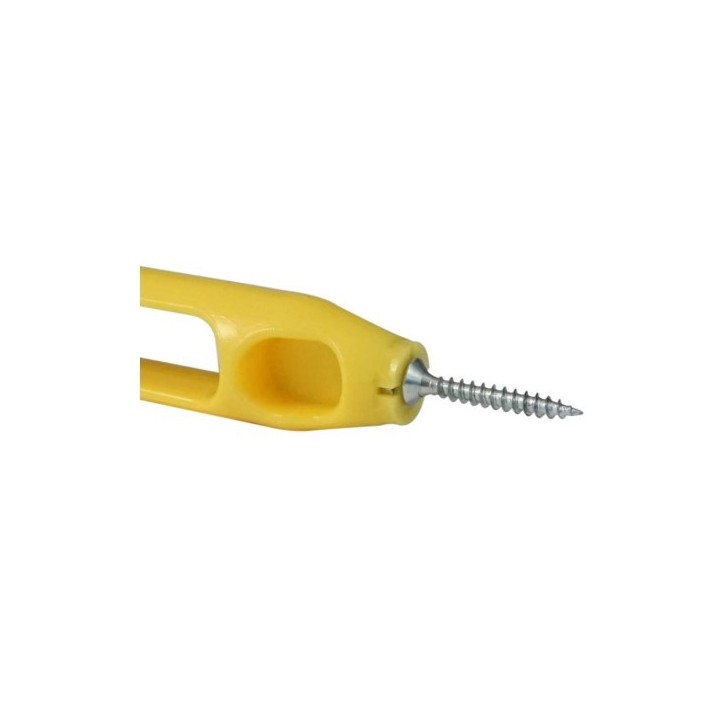 ING - Pratico - Outil aimanté pour clip bord de tôle, cheville Gold, vis... - Jaune - Réf : INGA200195