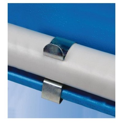 ING - Clip bord de tôle pour poutre métallique - Ø10 à 14mm - Epaisseur 7 à 12mm - Boîte de 100 - Réf : INGA200230
