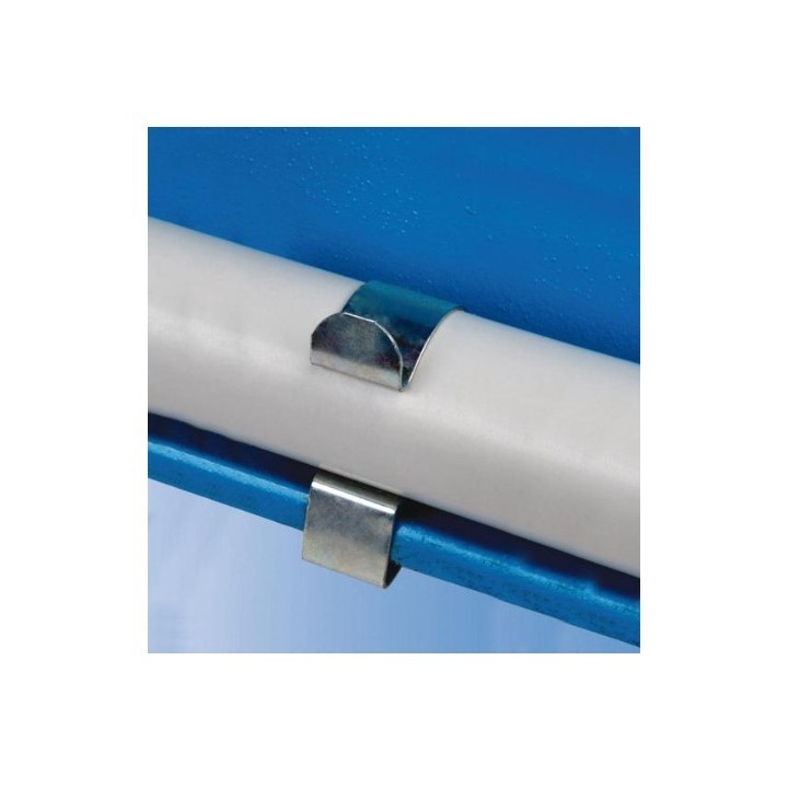 ING - Clip bord de tôle pour poutre métallique - Ø10 à 14mm - Epaisseur 7 à 12mm - Boîte de 100 - Réf : INGA200230