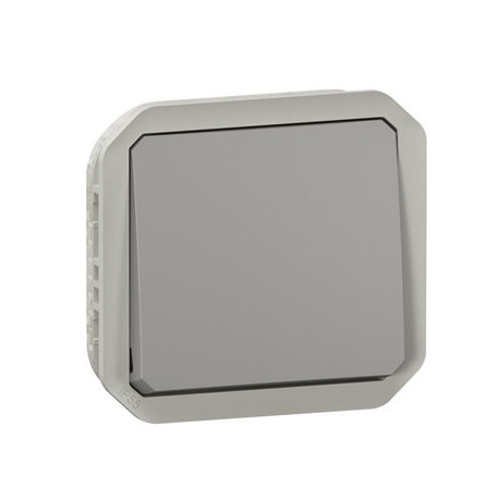 Legrand - Interrupteur ou va-et-vient étanche Plexo 10AX 250V IP55 IK08 composable gris - Réf : 069511L