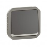 Legrand - Interrupteur ou va-et-vient lumineux avec voyant étanche Plexo 10AX 250V IP55 composable anthracite - Réf : 069803L