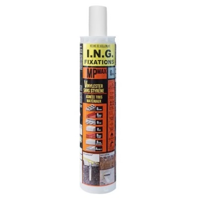 ING - Résine vinylester sans styrène agréée toutes applications - 300 ml - Réf : INGA050310