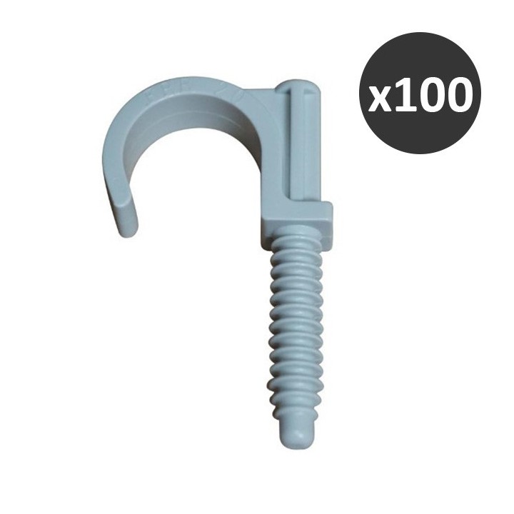 ING - Fix-ring Elec - Fixation pour gaine ICTA et tube IRO - Ø16 mm - Sachet de 100 - Réf : A300020