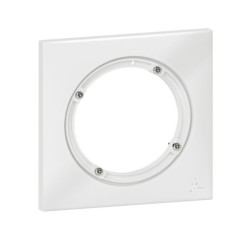 Legrand - Plaque carrée dooxie 1 poste - IP44 - finition blanc - Réf : 600943
