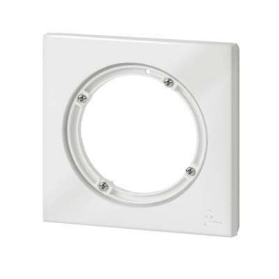 Legrand - Plaque carrée dooxie 1 poste - IP44 - finition blanc - Réf : 600943