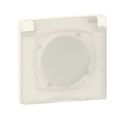 Legrand - Plaque carrée dooxie 1 poste avec volet - IP44 - IK07 - Réf : 600944