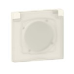 Legrand - Plaque carrée dooxie 1 poste avec volet - IP44 - IK07 - Réf : 600944