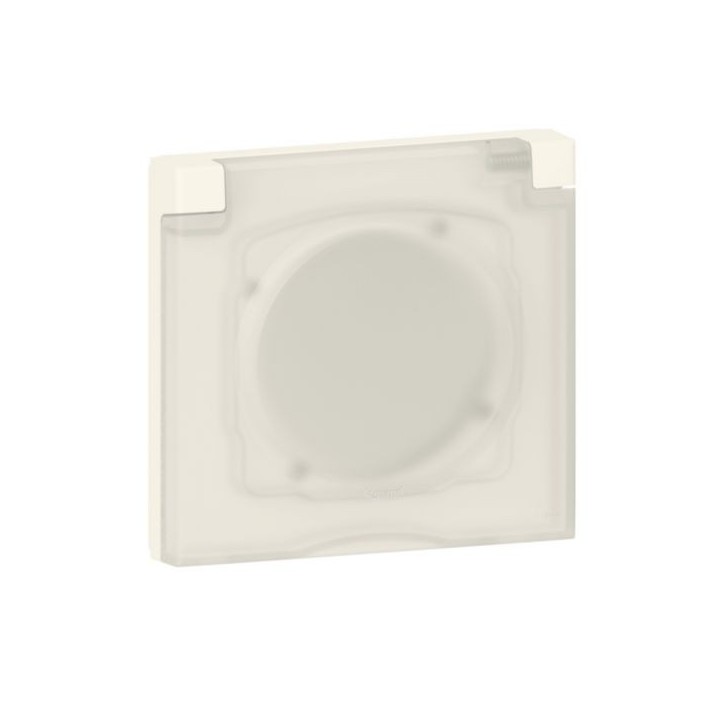 Legrand - Plaque carrée dooxie 1 poste avec volet - IP44 - IK07 - Réf : 600944