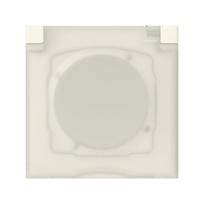 Legrand - Plaque carrée dooxie 1 poste avec volet - IP44 - IK07 - Réf : 600944