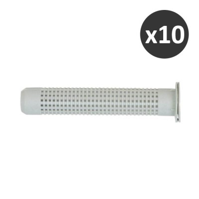 ING - Filtre plastique pour scellement à la résine 15x85 mm - Diamètre perçage Ø15mm - Sachet de 10 - Réf : INGA853210
