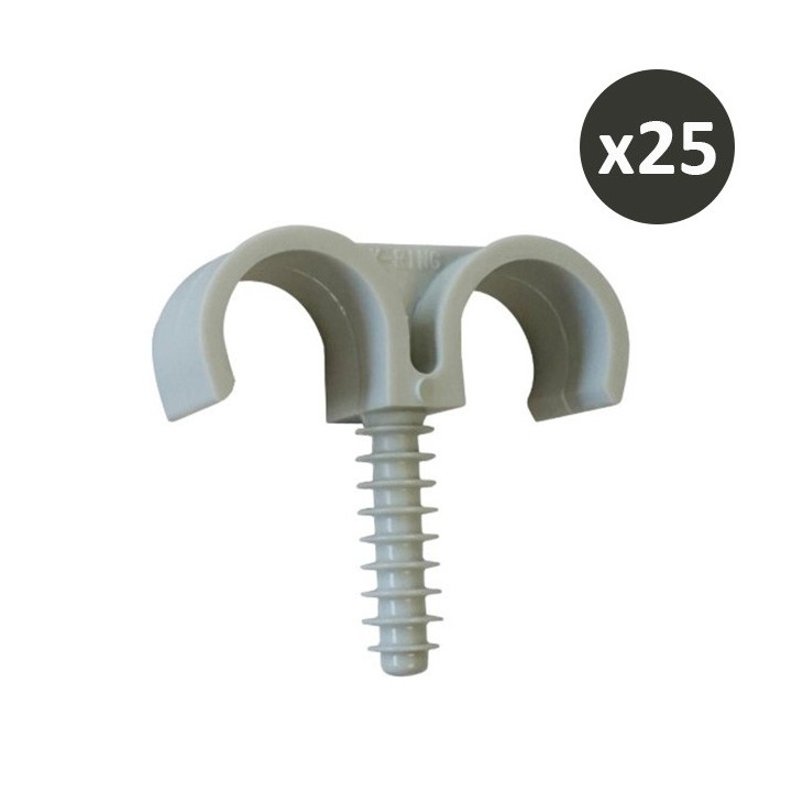 ING - Fix-ring ø 20 double - Sachet de 25 - Réf : INGA863750