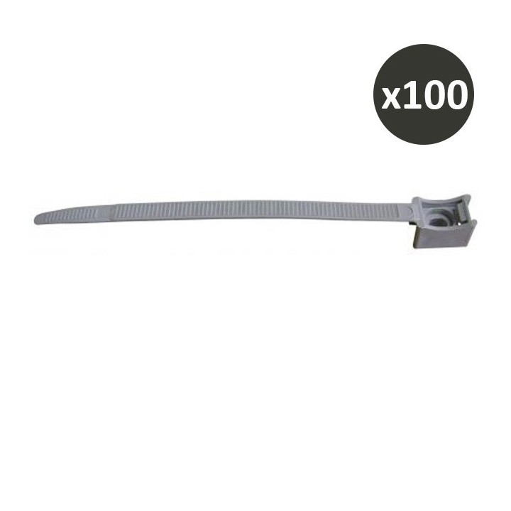 ING - Fixation de tube Fix-Tub Elec - D16/32 boite de 100 - Réf : A322013