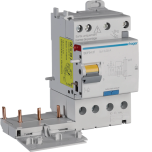 HAGER - Bloc différentiel double sortie 3P+N - 40A - 30mA - type F à bornes décalées - Réf : BDF940F