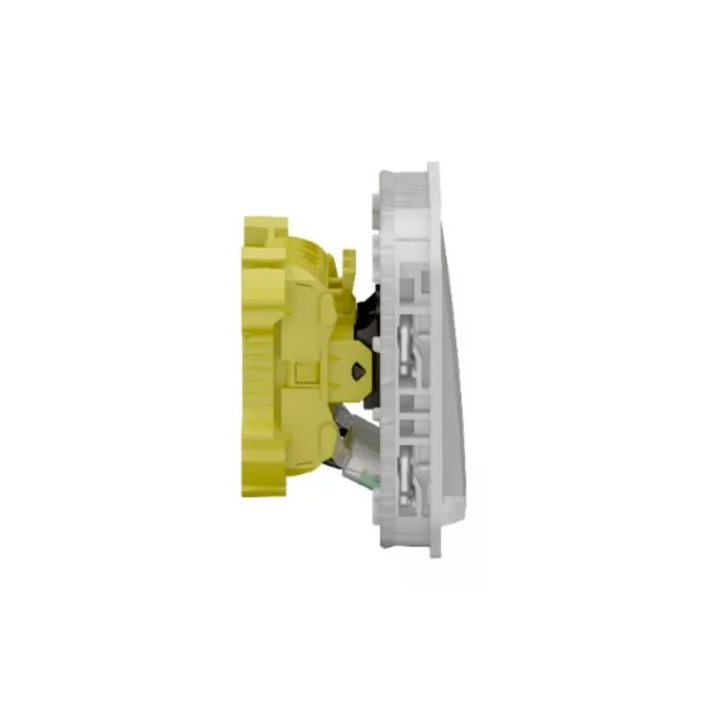 Legrand - Poussoir NO avec voyant témoin étanche Plexo 10A IP55 IK08 composable gris - Réf : 069533L