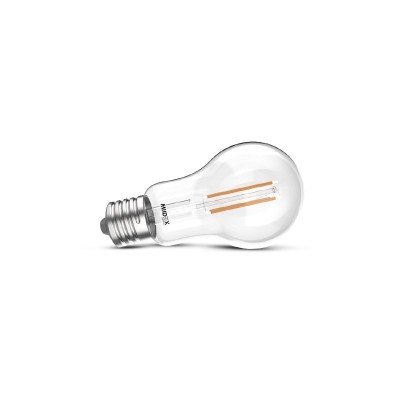 Ampoule LED à filament - bulb E27 6W 2700°k claire | Vision-EL