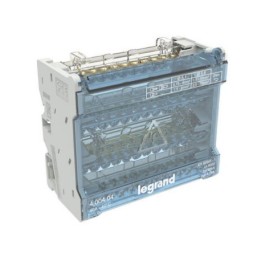 Legrand - Répartiteur modulaire à barreaux étagés tétrapolaire 40A 12 départs - 6 modules - Réf : 400404