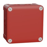 Schneider - Mureva Box - boite de dérivation étanche IP55 - 960 ° - 105x105x55 - rouge - Réf : ENN05175