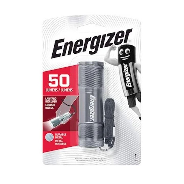 Energizer - Torche Led métal - 3 piles AAA non fournies - Réf : 301304004