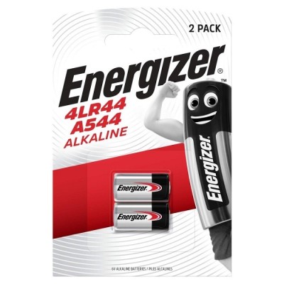 Energizer - 2 piles 4LR44 / A544 / V78PX - Alcaline 6V - Réf : 393354