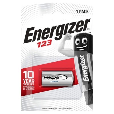 Energizer - Pile 123 Lithium 3V - Réf : 052008