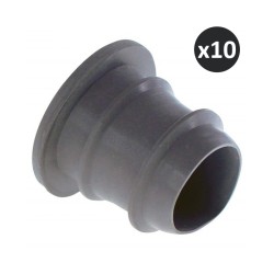 Eur'Ohm - Lot de 10 embouts de gaine - XL AIR'métic - Ø16 mm - Réf : 52077(10)