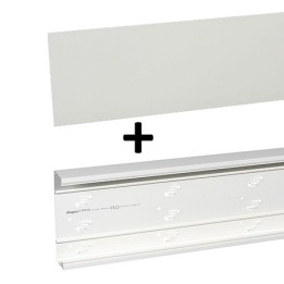 Legrand - Goulotte GTL avec couvercle 65x250 mm - 1 corps - longueur 2,60 m - Réf : 030032+030034