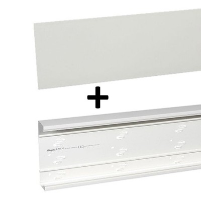 Legrand - Goulotte GTL avec couvercle 65x250 mm - 1 corps - longueur 2,60 m - Réf : 030032+030034