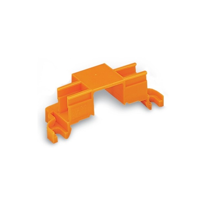 Wago - Adaptateur de fixation avec 4 compartiments - montage sur rail 35/montage par vis - Réf : 243-112