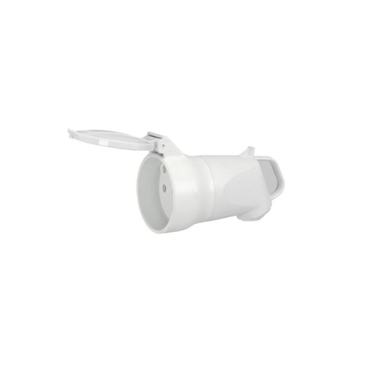 Legrand - Prolongateur 3P+N+T - 32A - 400V~ avec volet de protection - gris - Réf : 055867