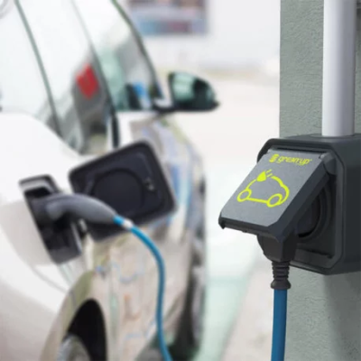 Legrand - Prise de recharge pour véhicule électrique Green Up Plexo - anthracite - Réf : 069885L